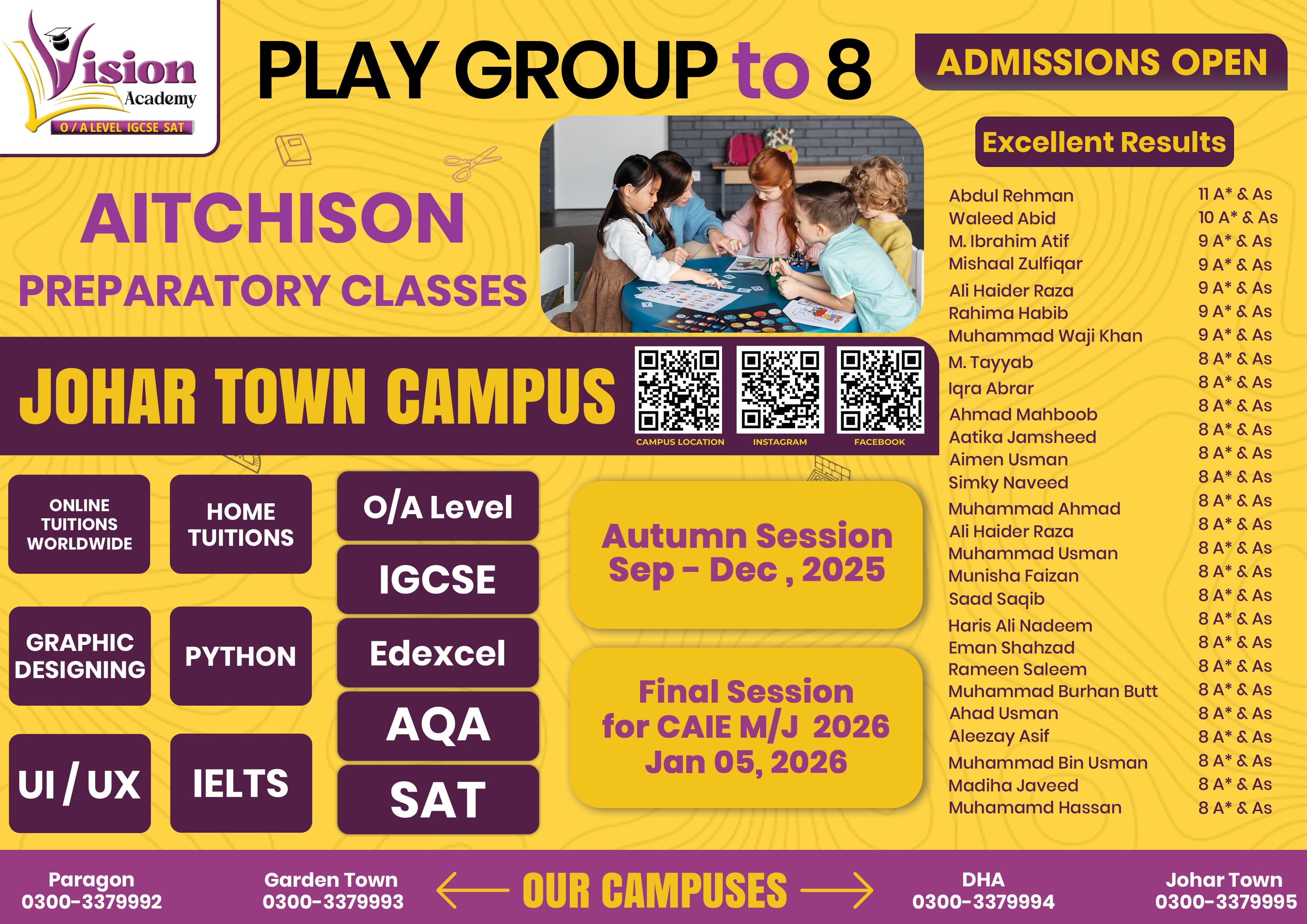 Johar Town Campus Back View